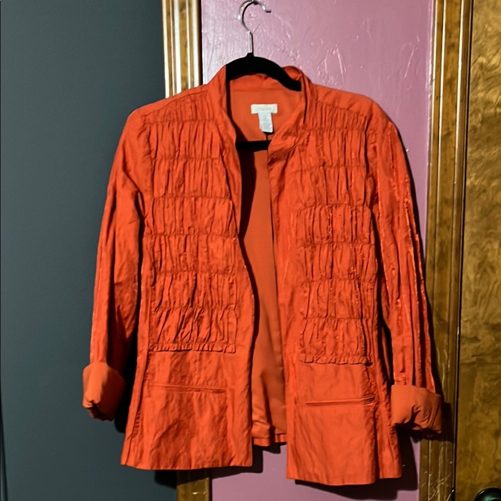 Chico’sWomen's Orange Jacket